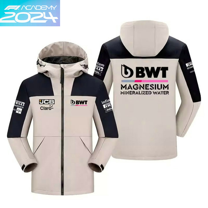 2024 Veste BWT Racing Point F1 Team Capuche Coupe-vent Homme